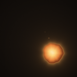 off my chest app icon — a single ember on near-black